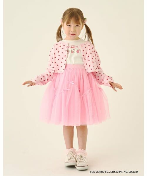 Lycee mine / リセマイン Tシャツ | 【サンリオキャラクターズ】【速乾・UV・型崩れしない】いちごのおうちプリントTシャツ | 詳細14