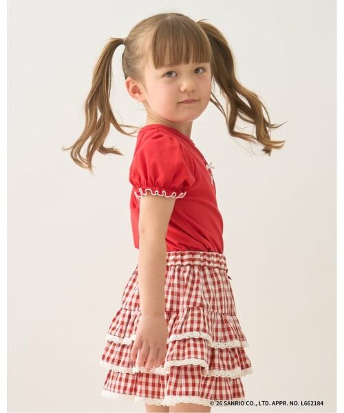 Lycee mine / リセマイン Tシャツ | 【サンリオキャラクターズ】【速乾・UV・型崩れしない】いちごのおうちプリントTシャツ | 詳細17