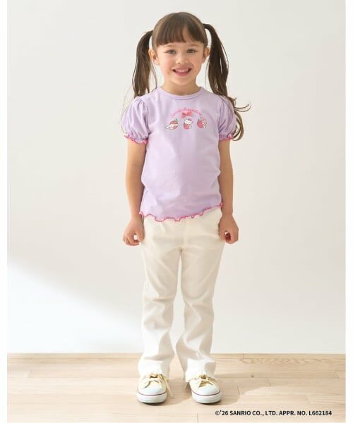 Lycee mine / リセマイン Tシャツ | 【サンリオキャラクターズ】【速乾・UV・型崩れしない】いちごのおうちプリントTシャツ | 詳細20