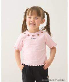 Lycee mine / リセマイン Tシャツ | 【サンリオキャラクターズ】【速乾・UV・型崩れしない】チェリークロミハートTシャツ