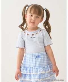 Lycee mine / リセマイン Tシャツ | 【サンリオキャラクターズ】【速乾・UV・型崩れしない】チェリークロミハートTシャツ