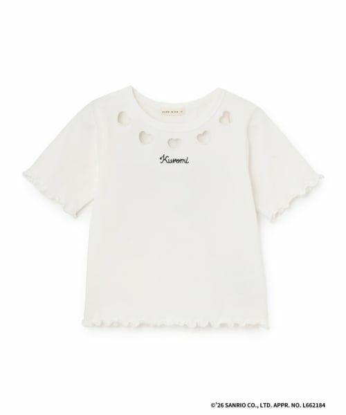 Lycee mine / リセマイン Tシャツ | 【サンリオキャラクターズ】【速乾・UV・型崩れしない】チェリークロミハートTシャツ | 詳細1