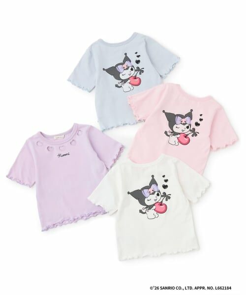 Lycee mine / リセマイン Tシャツ | 【サンリオキャラクターズ】【速乾・UV・型崩れしない】チェリークロミハートTシャツ | 詳細11