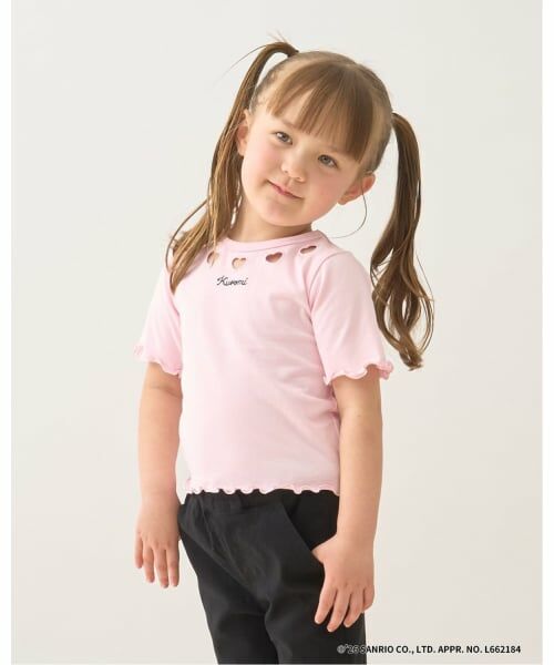 Lycee mine / リセマイン Tシャツ | 【サンリオキャラクターズ】【速乾・UV・型崩れしない】チェリークロミハートTシャツ | 詳細16