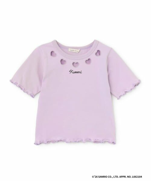 Lycee mine / リセマイン Tシャツ | 【サンリオキャラクターズ】【速乾・UV・型崩れしない】チェリークロミハートTシャツ | 詳細4