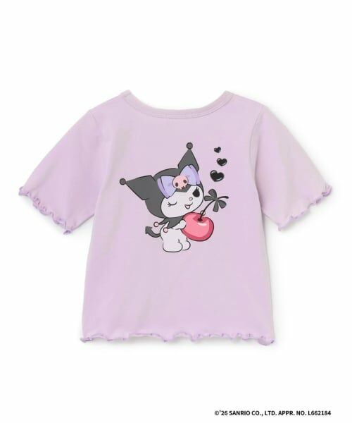 Lycee mine / リセマイン Tシャツ | 【サンリオキャラクターズ】【速乾・UV・型崩れしない】チェリークロミハートTシャツ | 詳細5