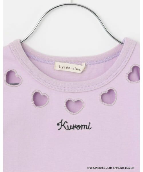Lycee mine / リセマイン Tシャツ | 【サンリオキャラクターズ】【速乾・UV・型崩れしない】チェリークロミハートTシャツ | 詳細6