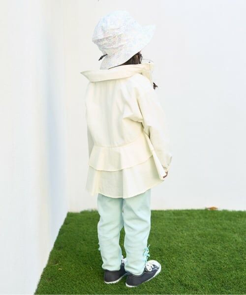 Lycee mine / リセマイン ブルゾン | 【スクール対応】【撥水・防汚・耐久・UV】収納袋付きバックフリルAラインマウンテンパーカー | 詳細22