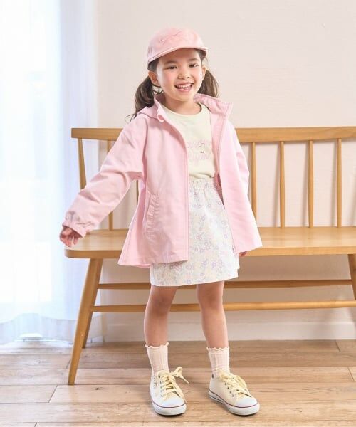 Lycee mine / リセマイン ブルゾン | 【スクール対応】【撥水・防汚・耐久・UV】収納袋付きバックフリルAラインマウンテンパーカー | 詳細23