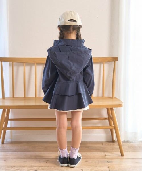 Lycee mine / リセマイン ブルゾン | 【スクール対応】【撥水・防汚・耐久・UV】収納袋付きバックフリルAラインマウンテンパーカー | 詳細30