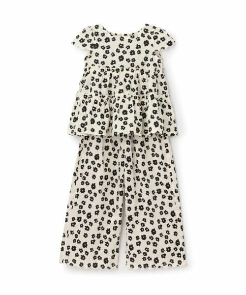 Lycee mine / リセマイン シャツ・ブラウス | 【セットアップ】アソート総柄ティアードブラウス・スカラップパンツセット | 詳細1