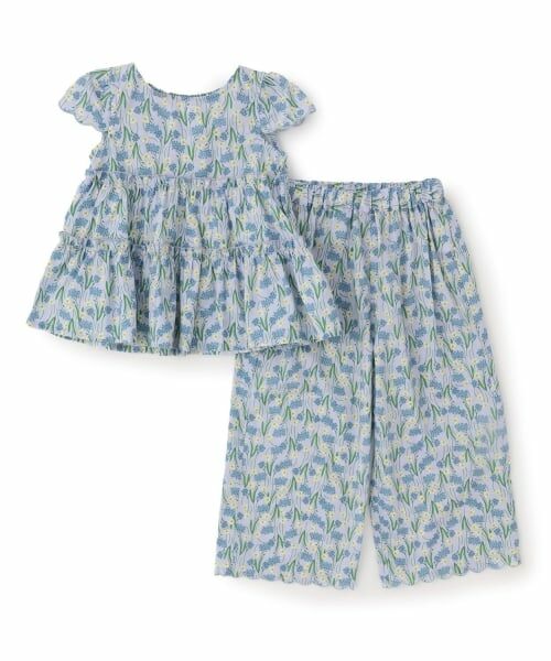 Lycee mine / リセマイン シャツ・ブラウス | 【セットアップ】アソート総柄ティアードブラウス・スカラップパンツセット | 詳細10