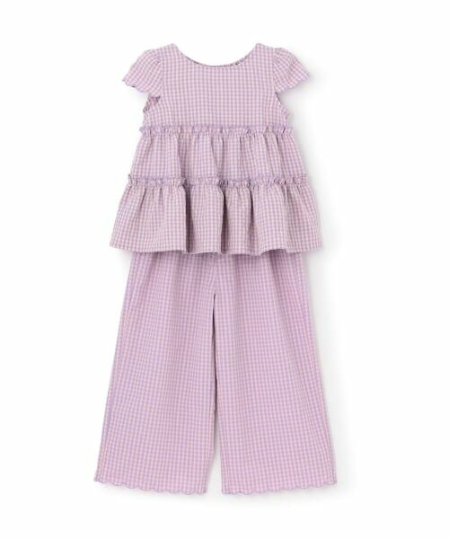 Lycee mine / リセマイン シャツ・ブラウス | 【セットアップ】アソート総柄ティアードブラウス・スカラップパンツセット | 詳細2