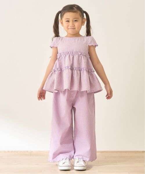 Lycee mine / リセマイン シャツ・ブラウス | 【セットアップ】アソート総柄ティアードブラウス・スカラップパンツセット | 詳細24