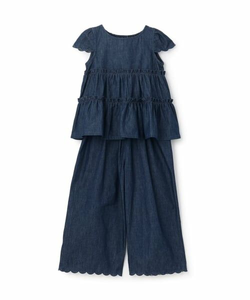 Lycee mine / リセマイン シャツ・ブラウス | 【セットアップ】アソート総柄ティアードブラウス・スカラップパンツセット | 詳細5