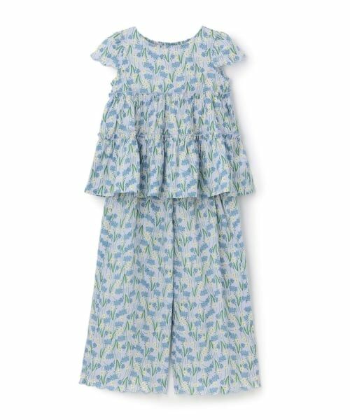 Lycee mine / リセマイン シャツ・ブラウス | 【セットアップ】アソート総柄ティアードブラウス・スカラップパンツセット | 詳細8