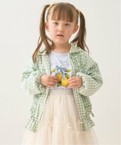 Lycee mine / リセマイン ブルゾン | 【UV加工】ギンガムチェックフリルブルゾン【Lycee mineバレエシリーズ】