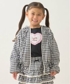 Lycee mine / リセマイン ブルゾン | 【UV加工】ギンガムチェックフリルブルゾン【Lycee mineバレエシリーズ】