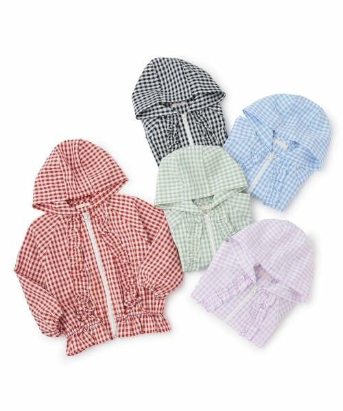 Lycee mine / リセマイン ブルゾン | 【UV加工】ギンガムチェックフリルブルゾン【Lycee mineバレエシリーズ】 | 詳細11