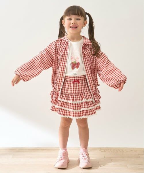Lycee mine / リセマイン ブルゾン | 【UV加工】ギンガムチェックフリルブルゾン【Lycee mineバレエシリーズ】 | 詳細13