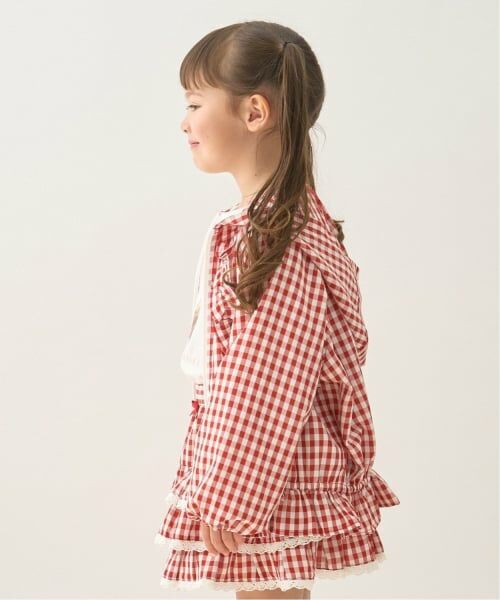 Lycee mine / リセマイン ブルゾン | 【UV加工】ギンガムチェックフリルブルゾン【Lycee mineバレエシリーズ】 | 詳細14
