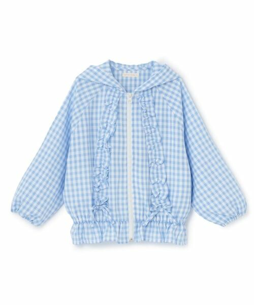Lycee mine / リセマイン ブルゾン | 【UV加工】ギンガムチェックフリルブルゾン【Lycee mineバレエシリーズ】 | 詳細2