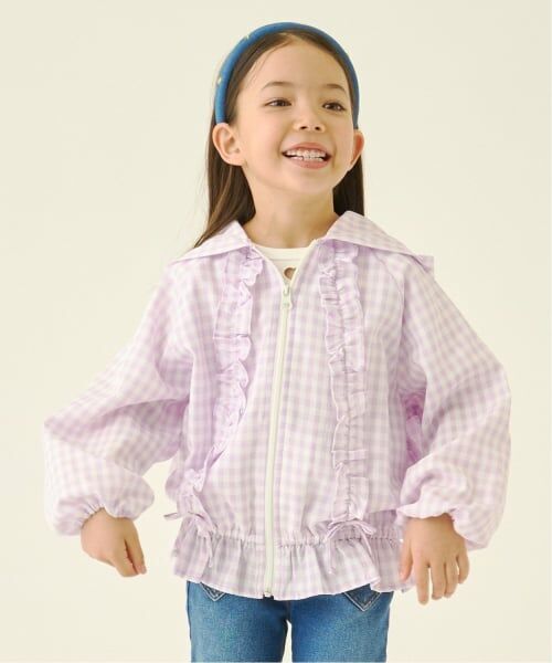 Lycee mine / リセマイン ブルゾン | 【UV加工】ギンガムチェックフリルブルゾン【Lycee mineバレエシリーズ】 | 詳細24