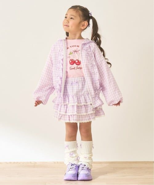 Lycee mine / リセマイン ブルゾン | 【UV加工】ギンガムチェックフリルブルゾン【Lycee mineバレエシリーズ】 | 詳細25