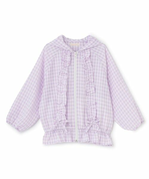 Lycee mine / リセマイン ブルゾン | 【UV加工】ギンガムチェックフリルブルゾン【Lycee mineバレエシリーズ】 | 詳細3