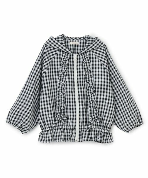 Lycee mine / リセマイン ブルゾン | 【UV加工】ギンガムチェックフリルブルゾン【Lycee mineバレエシリーズ】 | 詳細4