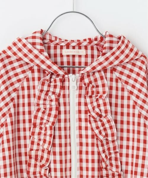 Lycee mine / リセマイン ブルゾン | 【UV加工】ギンガムチェックフリルブルゾン【Lycee mineバレエシリーズ】 | 詳細7