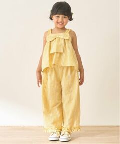 Lycee mine / リセマイン その他パンツ | 【セットアップ】リボン付きキャミトップス・ゆったりパンツセットアップ【Lycee mine バレエシリーズ】