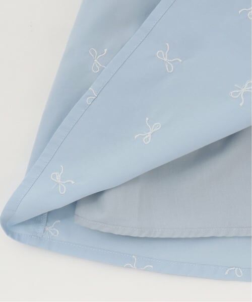 Lycee mine / リセマイン ミニ丈・ひざ丈ワンピース | リボン刺しゅうふんわりワンピース【Lycee mineバレエシリーズ】 | 詳細10