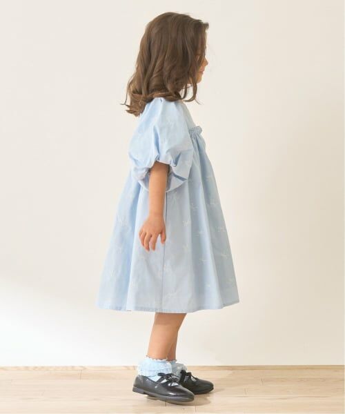 Lycee mine / リセマイン ミニ丈・ひざ丈ワンピース | リボン刺しゅうふんわりワンピース【Lycee mineバレエシリーズ】 | 詳細20