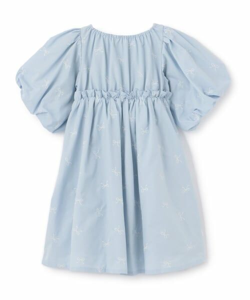 Lycee mine / リセマイン ミニ丈・ひざ丈ワンピース | リボン刺しゅうふんわりワンピース【Lycee mineバレエシリーズ】 | 詳細5