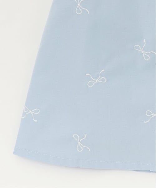 Lycee mine / リセマイン ミニ丈・ひざ丈ワンピース | リボン刺しゅうふんわりワンピース【Lycee mineバレエシリーズ】 | 詳細9