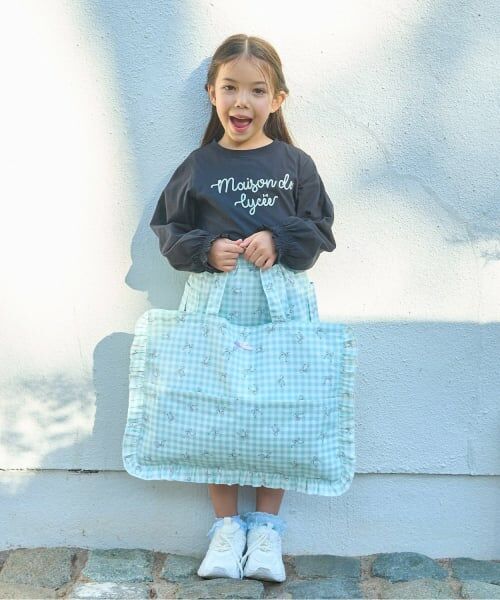 Lycee mine / リセマイン トートバッグ | 【スクール対応】【撥水・防汚・耐久・UV】リボン付きフリルレッスンバック | 詳細22