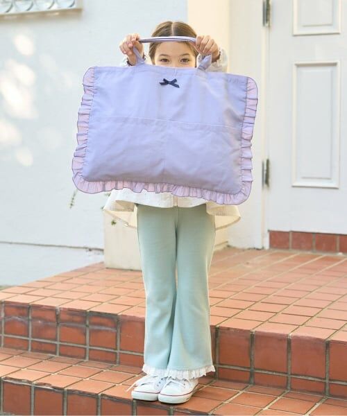 Lycee mine / リセマイン トートバッグ | 【スクール対応】【撥水・防汚・耐久・UV】リボン付きフリルレッスンバック | 詳細23