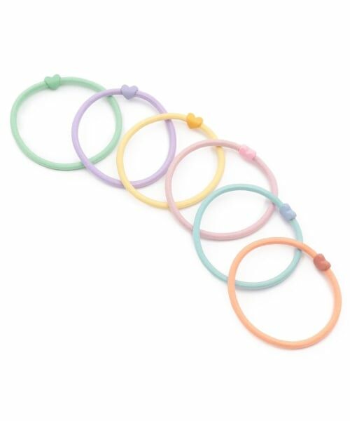 Lycee mine / リセマイン ヘアゴム・シュシュ | ミニミニハートヘアゴム(6コセット)（マルチ）