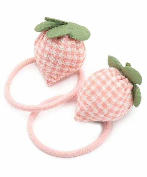 Lycee mine / リセマイン ヘアゴム・シュシュ | ぷっくりいちごヘアゴム(2コセット) | 詳細1