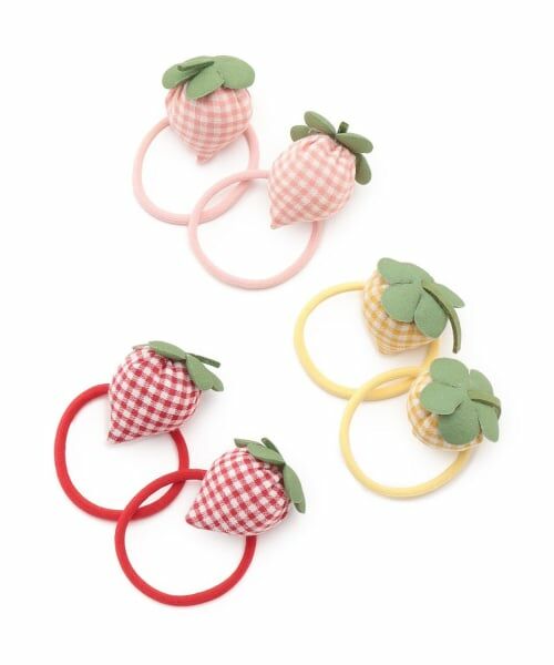 Lycee mine / リセマイン ヘアゴム・シュシュ | ぷっくりいちごヘアゴム(2コセット) | 詳細6