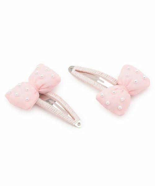 Lycee mine / リセマイン ヘアピン | ぷっくりリボンヘアクリップ'(2コセット) | 詳細3
