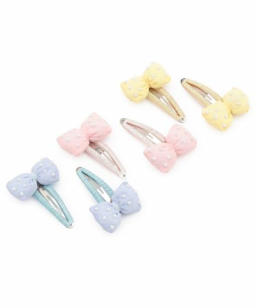 Lycee mine / リセマイン ヘアピン | ぷっくりリボンヘアクリップ'(2コセット) | 詳細7