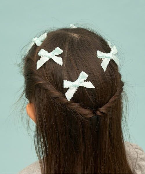 Lycee mine / リセマイン ヘアピン | ちびヘアクリップ(6コセット)（ミント）