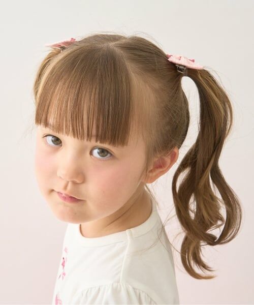 Lycee mine / リセマイン ヘアピン | スカラップギンガムチェックリボンヘアクリップ(2コセット) | 詳細10