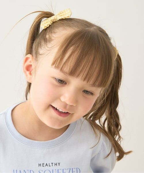 Lycee mine / リセマイン ヘアピン | スカラップギンガムチェックリボンヘアクリップ(2コセット) | 詳細11