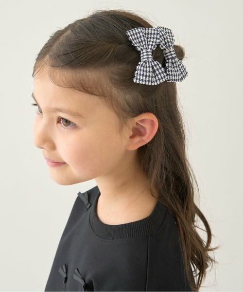 Lycee mine / リセマイン ヘアピン | スカラップギンガムチェックリボンヘアクリップ(2コセット) | 詳細16