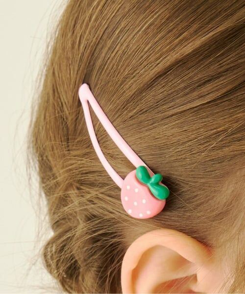 Lycee mine / リセマイン ヘアピン | いちごヘアクリップ（ピンク）