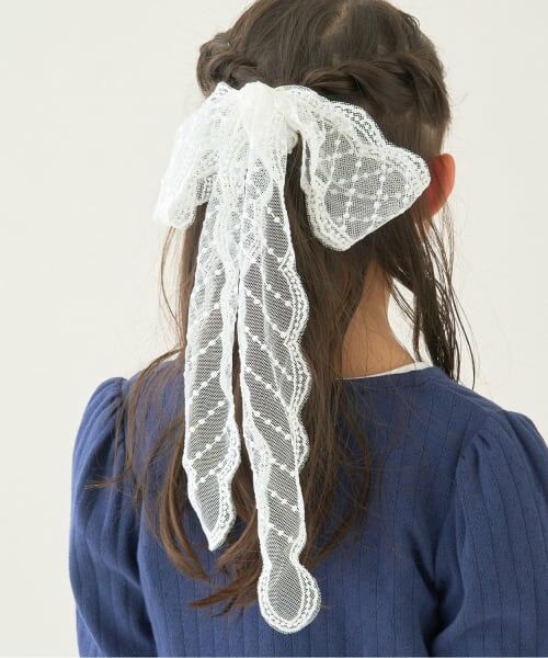 Lycee mine / リセマイン カチューシャ・カチューム・その他 | レースヘアスカーフ（白）