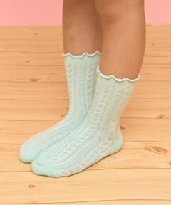 Lycee mine / リセマイン ソックス | 柄編みクルーソックス